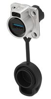 TE CONNECTIVITY 2527829-1 USB Adapter, USB Type A Receptacle, USB Type A Receptacle, USB 3.0, IP67, Copper Alloy