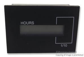 CURTIS INSTRUMENTS 17470712B-01 Panel Mount Timer, 100 VAC, 230 VAC, 0 s, 99999.9 h, 24.1 mm, 36.8 mm