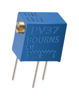 BOURNS PV37W253C01B00 Trimmer, Multi Turn, Cermet, Top Adjust, 25 kohm, Through Hole, 12 Turns