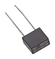 BEL FUSE 0697H2000-01 Fuse, PCB Leaded, 2 A, 350 V, 0697H Series, 100 V, Slow Blow, Radial Leaded