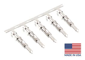 AMPHENOL SINE/TUCHEL SP12A1T Circular Connector Contact, Ecomate RM Series, Pin, Crimp, 12 AWG, 14 AWG
