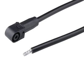 MOLEX 2319532015 Battery Power Cord, SideWize R/A Receptacle to Free End, Black, 500 mm