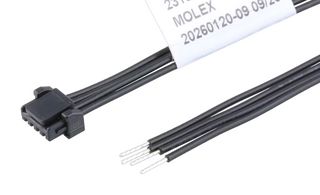 MOLEX 2319653042 Cable Assembly, Micro-Lock Plus 1.5 Receptacle to Free End, 4 Ways, 1.5 mm, 1 Row, 300 mm