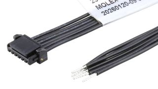 MOLEX 2319653062 Cable Assembly, Micro-Lock Plus 1.5 Receptacle to Free End, 6 Ways, 1.5 mm, 1 Row, 300 mm