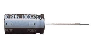 NICHICON UPS1V221MPD Electrolytic Capacitor, 220 µF, 35 V, ± 20%, Radial Leaded, 1000 hours @ 105°C, Polar