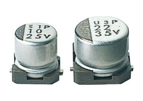 NICHICON UWT1V470MCL1GS SMD Aluminium Electrolytic Capacitor, Radial Can - SMD, 47 µF, 35 V, 2000 hours @ 85°C, Polar