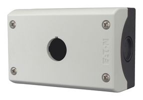 EATON MOELLER EP-401628 Enclosure, Plastic, Grey, IP67, IP69K, NEMA 3R, 4X, 12, 13, 22.5mm Dia, 56mm x 80mm x 120mm