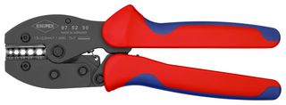 KNIPEX 97 52 30 Crimp Tool, Hand, 15-7AWG Non-insulated Butt Connectors