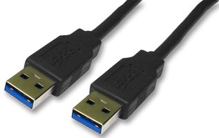 PRO SIGNAL CAC250039 USB 3.0 A Male to A Male Lead, 1m Black