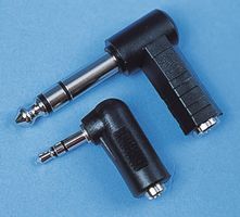 MULTICOMP PRO PS000127 Audio Adapter, Right Angle, Stereo Plug - 3.5mm, Stereo Receptacle - 3.5mm