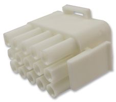 TE CONNECTIVITY - AMP 350736-1 Connector Housing, Universal MATE-N-LOK, Plug, 15 Ways, 6.35 mm, Universal MATE-N-LOK Connectors