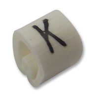 TE CONNECTIVITY - RAYCHEM 6171920 Wire Marker, K, Black, White, 5.7 mm