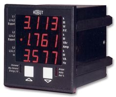 HOBUT M812-LD9-PULSE Power Meter, M812 Series, 3 Phase, Current, Voltage, Frequency, Power, Energy, 57.8 V to 600 V