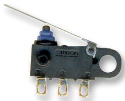 OMRON ELECTRONIC COMPONENTS D2HW-C221H Microswitch, Ultra Subminiature, Long Hinge Lever, SPDT, Solder, 2 A, 12 V