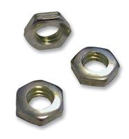 TR FASTENINGS M6 PNSTNU Z100 Press Nut, Hex, Bright Zinc Plated, M6