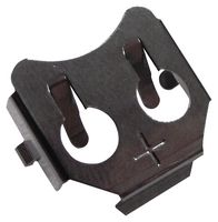 KEYSTONE 3001 Battery Contact, Coin Cell - 12mm, Through Hole, Phosphor Bronze, Tin over Nickel Plated Contacts