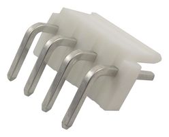 JST / JAPAN SOLDERLESS TERMINALS B4PS-VH(LF)(SN) Pin Header, Right Angle, Wire-to-Board, 3.96 mm, 1 Rows, 4 Contacts, Through Hole Right Angle, VH