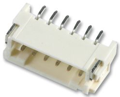 JST / JAPAN SOLDERLESS TERMINALS S6B-PH-SM4-TB(LF)(SN) Pin Header, Right Angle, Wire-to-Board, 2 mm, 1 Rows, 6 Contacts, Surface Mount Right Angle, PH