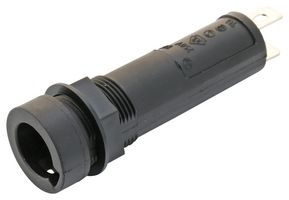 LITTELFUSE 80000000005 Fuseholder, Cartridge, 1 Fuse, 10 A, 250 VAC, 250 VDC, 5mm x 20mm, 6.3mm x 32mm, Quick Connect