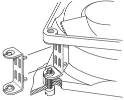 EBM-PAPST LZ212 Fan Accessory, Mounting Clip