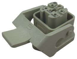 HARTING 66 30 226 000700 Heavy Duty Connector, Bulkhead Insert, Han Series, Panel Mount, Receptacle, 4 Contacts, Socket