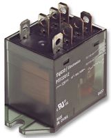 TE CONNECTIVITY PTF22024 General Purpose Relay, PT Series, Power, DPDT, 24 VDC, 15 A