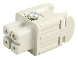 LAPP 10.4210 Heavy Duty Connector, 3+PE, Wire Protection, HA, Insert, 3 Contacts, A3/4, Receptacle, Screw Socket