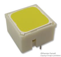 RAFI 3.14.200.023/0000 Tactile Switch, RF 15 Series, Top Actuated, Through Hole, Square Button, 296 gf, 250mA at 50VDC