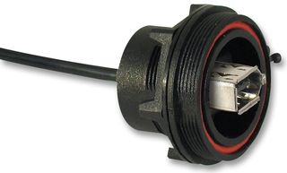 BULGIN LIMITED PX0847 I/O Connector, 6 Contacts, Receptacle, I/O, Crimp, Buccaneer, Panel Mount
