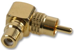 MULTICOMP PRO PS000099 RCA Pass Through Audio Module Adapter, RCA / Phono Plug, RCA / Phono Receptacle