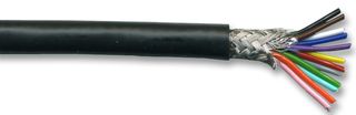 PRO POWER 860145 25M Multicore Cable, Screened, 12 Core, 0.055 mm², 82 ft, 25 m