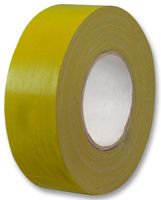 PRO POWER 89T YELLOW Gaffer Tape, Cloth, Yellow, 50 mm x 50 m