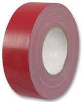 PRO POWER 89T RED Gaffer Tape, Cloth, Red, 50 mm x 50 m