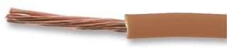 PRO POWER 6491B-1.50MMBRN100M Wire, Stranded, LSZH, Brown, 7 x 0.53mm, 100 m