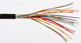 MULTICOMP PRO MP002357 Multicore Cable, 7-1-25C, Screened, 25 Core, 30 AWG, 0.1 mm², 328.08 ft, 100 m