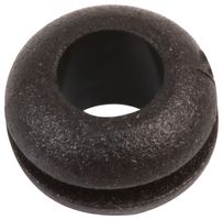 MULTICOMP PRO PV710 GROMMET PK 100 Grommet, Open, 4.8 mm, PVC (Polyvinylchloride), 6.4 mm, 1.2 mm