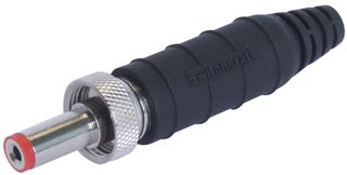 SWITCHCRAFT/CONXALL 767KS15 DC Power Connector, Plug, 5 A, 2.1 mm, 12 mm, Cable Mount, Solder