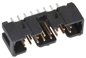 3M N2516-6002-RB Pin Header, Wire-to-Board, 2.54 mm, 2 Rows, 16 Contacts, Through Hole Straight, 2500