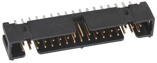 3M N2534-6002RB Pin Header, Wire-to-Board, 2.54 mm, 2 Rows, 34 Contacts, Through Hole Straight, 2500