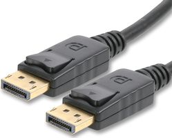 PRO SIGNAL PSG90423 DisplayPort 1.2 Male to Male Lead, 2m Black
