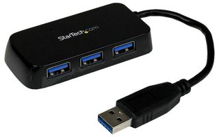 STARTECH ST4300MINU3B Mini 4 Port USB 3.0 Hub - Bus Powered