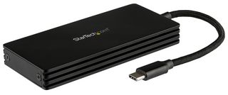 STARTECH SM21BMU31CI3 Drive Enclosure, M.2 SSD Enclosure for M.2 SATA Drives, USB 3.1, USB C M.2 External Enclosure