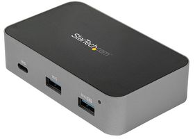 STARTECH HB31C3A1CS Hub, 4-Port USB C Hub, USB 3.2 Gen 2 (10Gbps), 3x USB-A & 1x USB-C, Powered