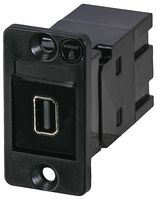 TUK KMDPMDPBPM In-Line Adapter, Blk/Low Profile Panel Mnt, Mini DisplayPort, Mini DisplayPort Socket