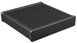 HAMMOND 1455R1601BK Metal Enclosure, 1455 Series, Extruded With Metal End Panels, Small, Extruded Aluminium, 30.5 mm