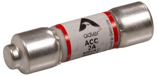MULTICOMP PRO MP015690 Fuse, Industrial / Power, MP Power ACC Series, 2 A, 600 V, 300 V, 10mm x 38mm