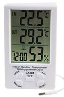 PRO SIGNAL PSG08483 Digital Thermo Hygrometer, 0°C to +50°C, 150 mm, 88 mm, 25 mm