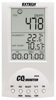 EXTECH INSTRUMENTS CO220 Air Quality Meter, -10 °C, 60 °C, 0.1% to 99.9%, 0ppm to 9999ppm