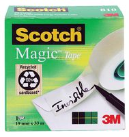 3M 810 19MM Sealing Tape, Scotch, Transparent, 19 mm x 33 m