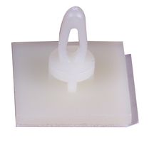 TR FASTENINGS TRCBSB-4-01A2-RT PCB Support, Lock-In Support With Adhesive Base, Nylon 6.6, 6.4mm x 7.1mm